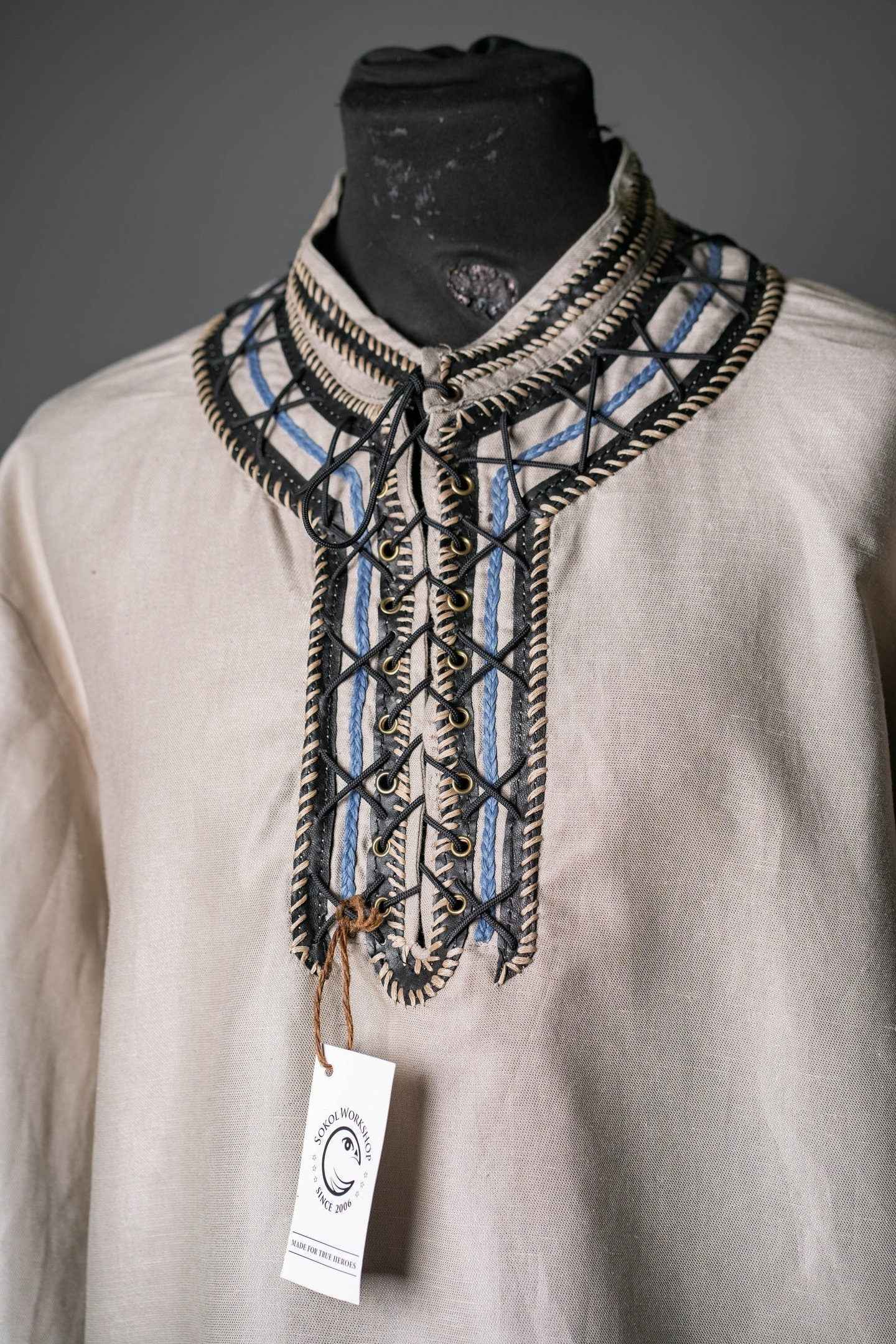 Haraldr white wool tunic (Vikings)