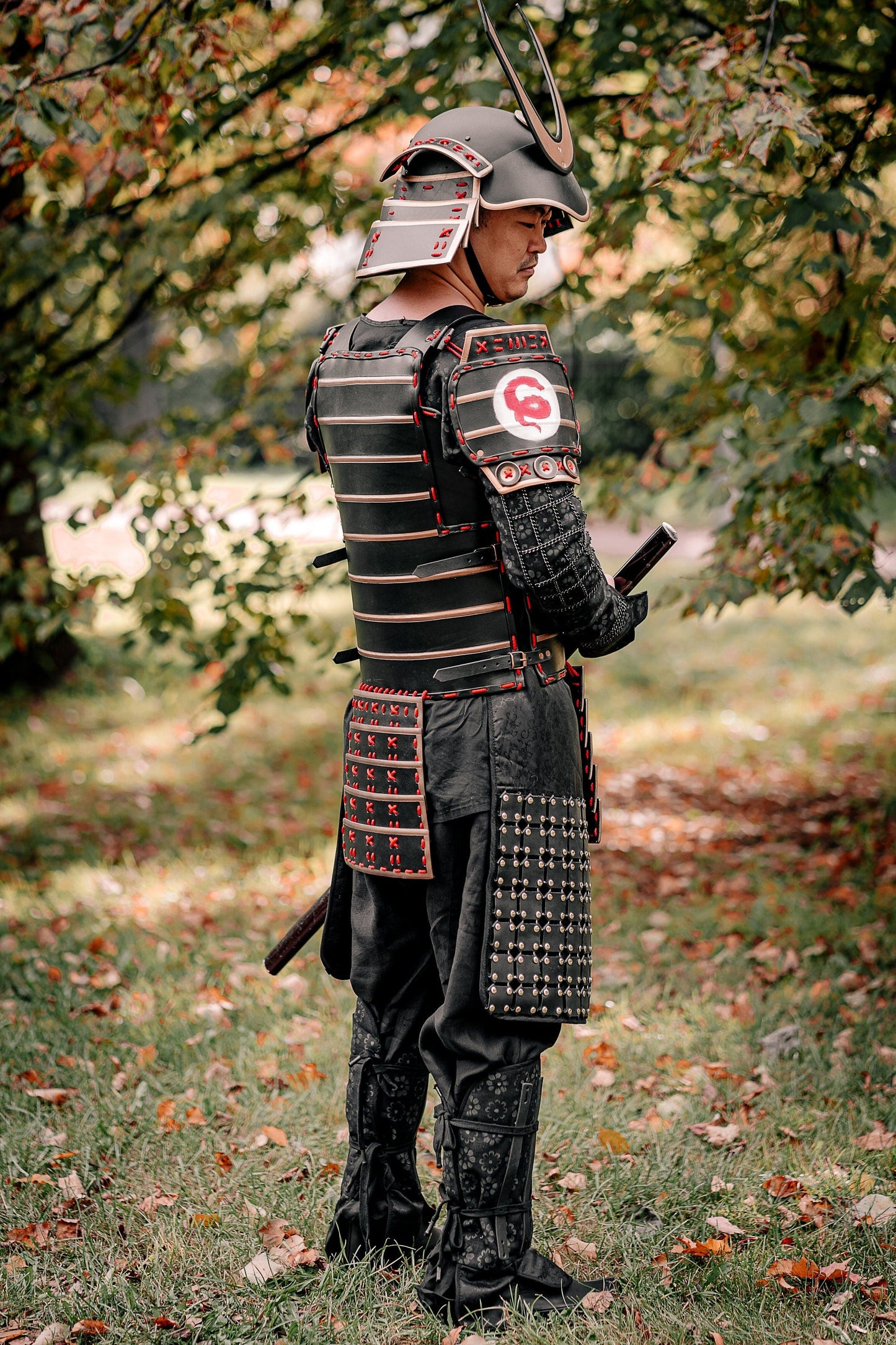 Japanese Samurai steel armor (Ghost of Tsushima)