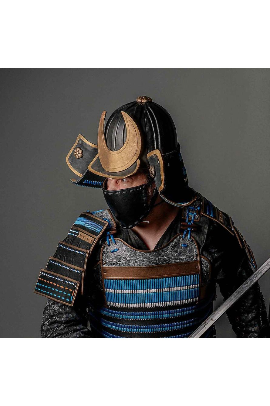 Samurai battle helmet