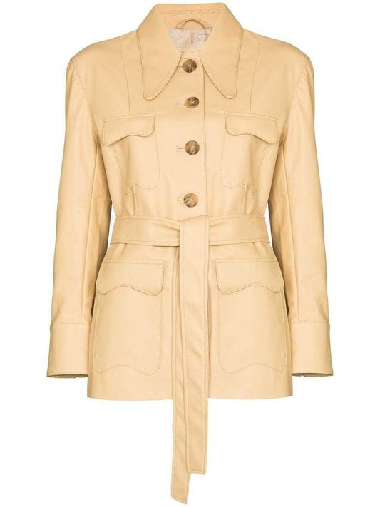 Handmade Felix Belted Single-Breasted Jacket