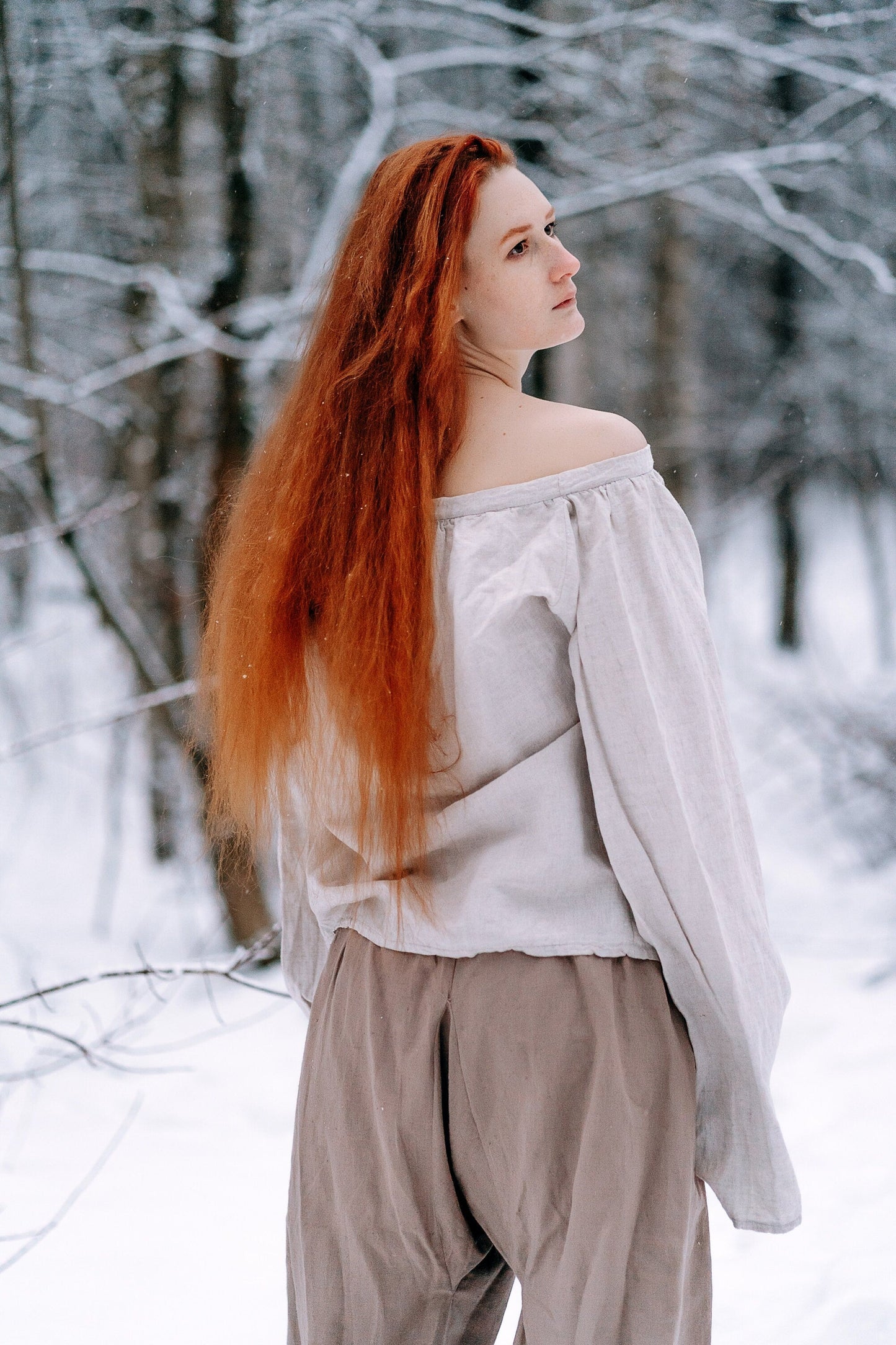 Medieval viking cotton underdress "Frigg"