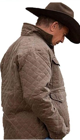 Handmade  Yellow Stone Kevin Costner Jacket Handmade Costume.