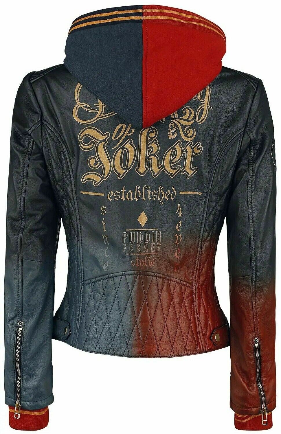 Harley Quin Cosplay Costume Jacket Suicide Squad Margaret Robbie