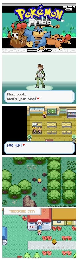 Pokemon Marble GBA ROM Hack Video Game Custom Gameboy Advance