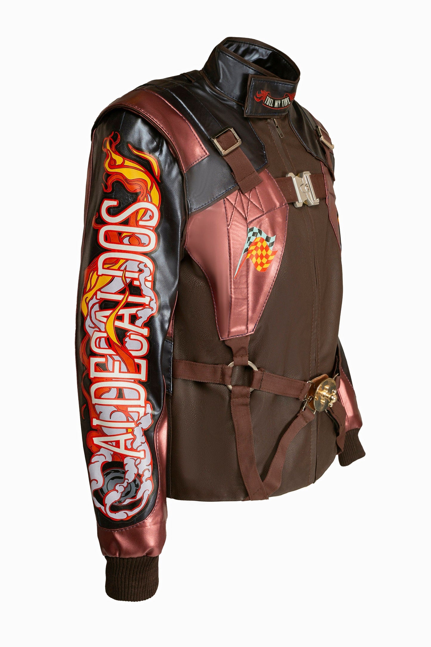 V's Aldecados Nomads Jacket David Martinez's Cyberpunk Jacket -Handcrafted by Ox and Bulls for Cosplay