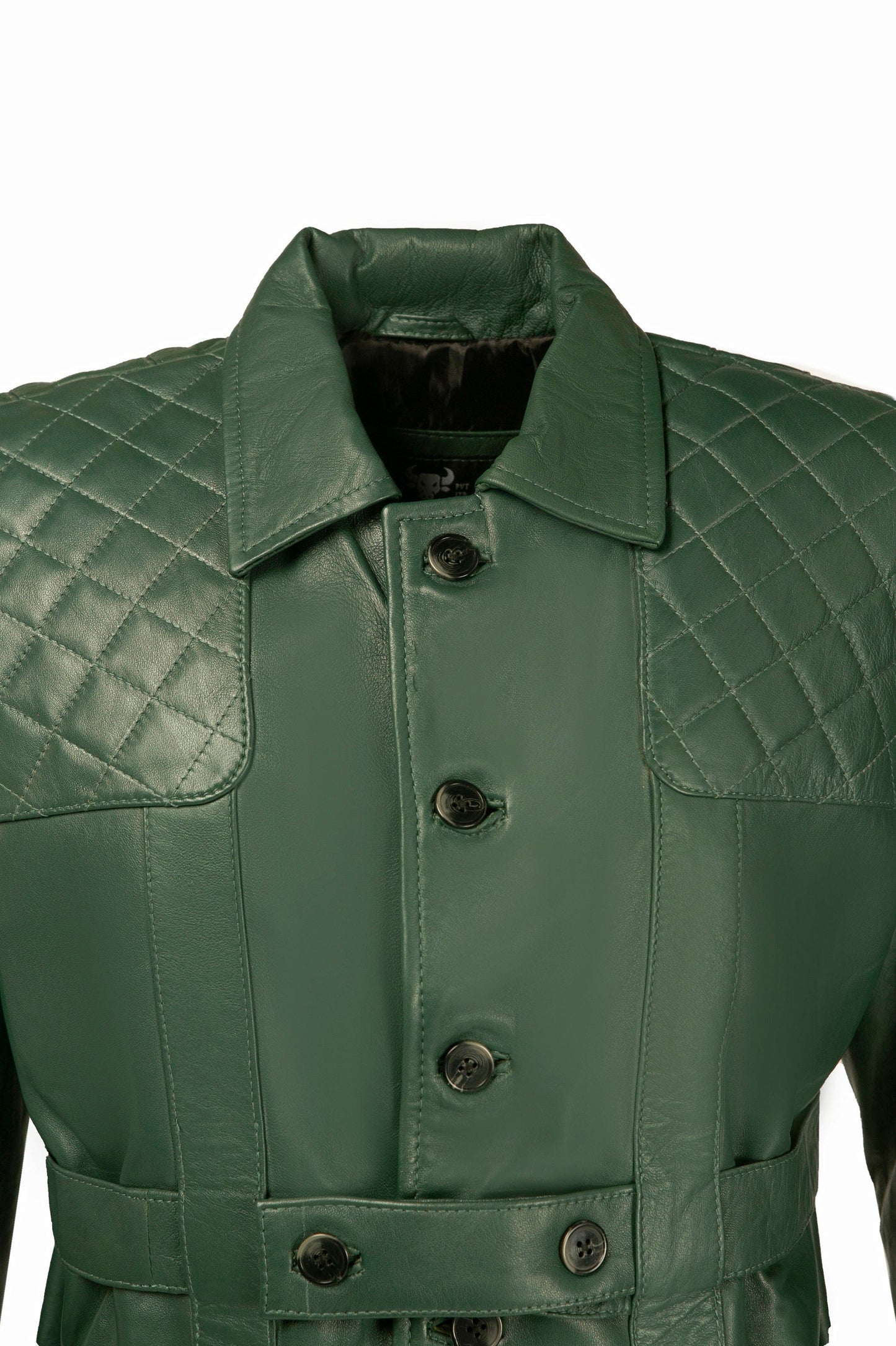 Ox and Bulls Colonial  Green Hunters Collection Leather Jacket