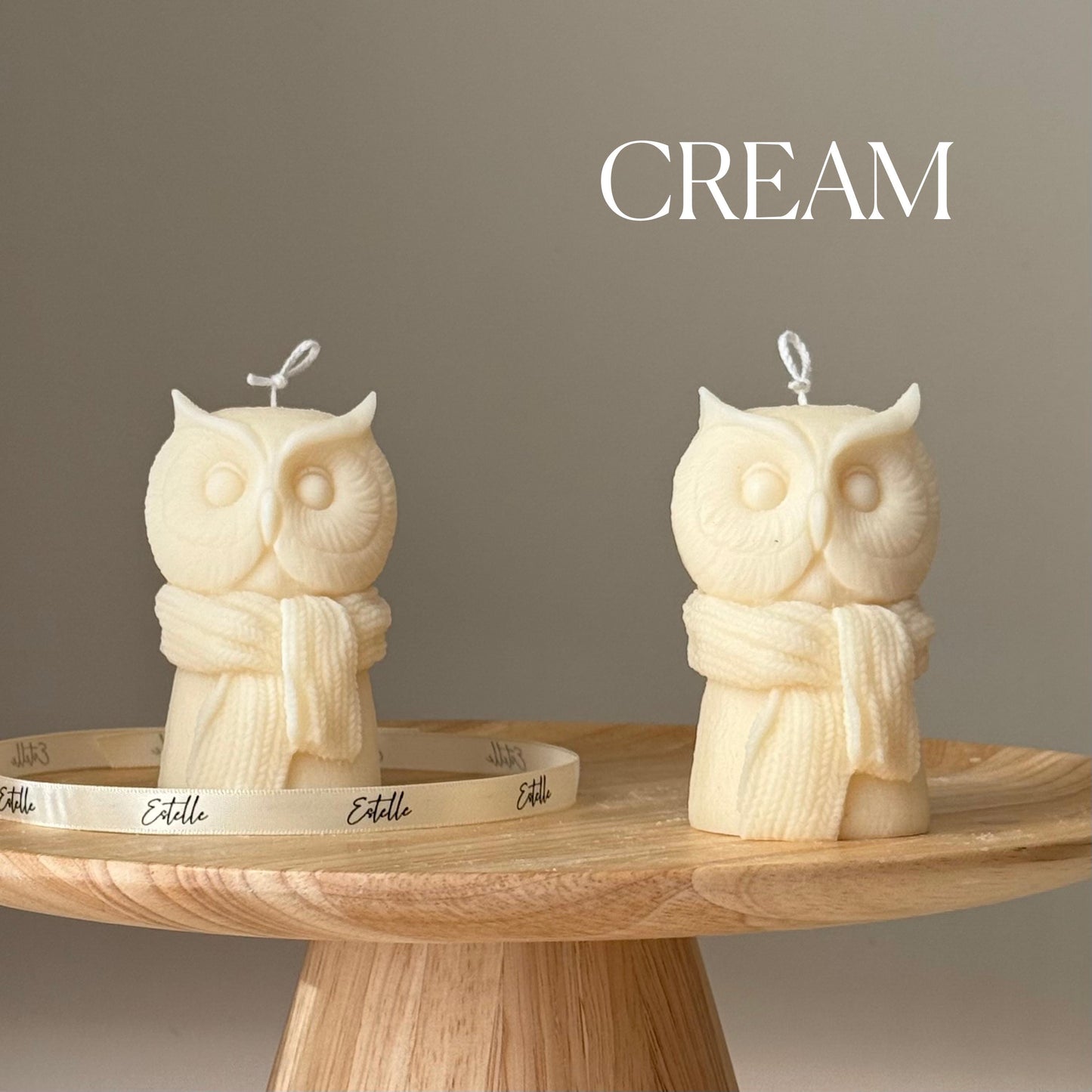 Cute Owl Candle