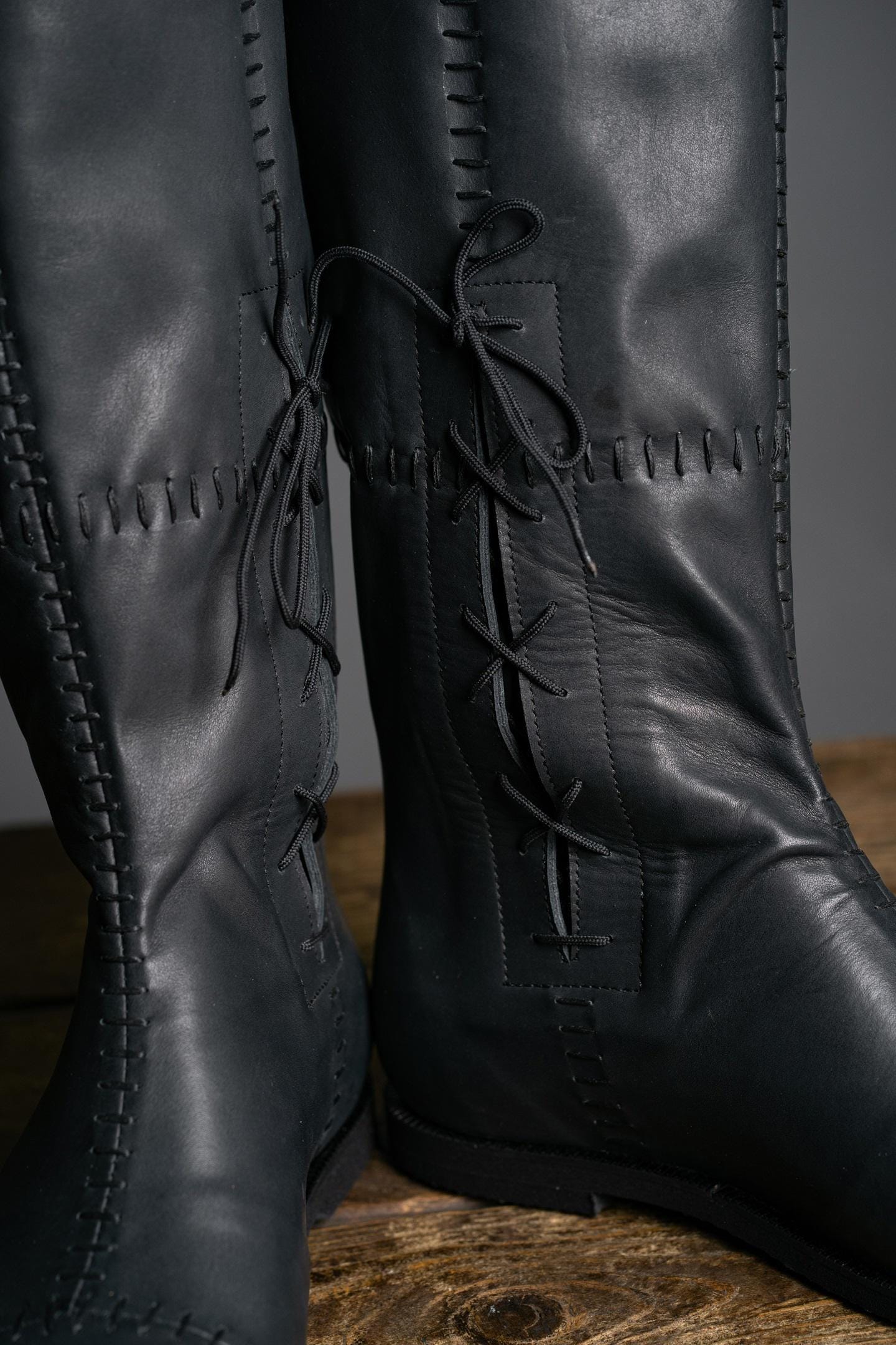 Aragorn's Black Leather Boots