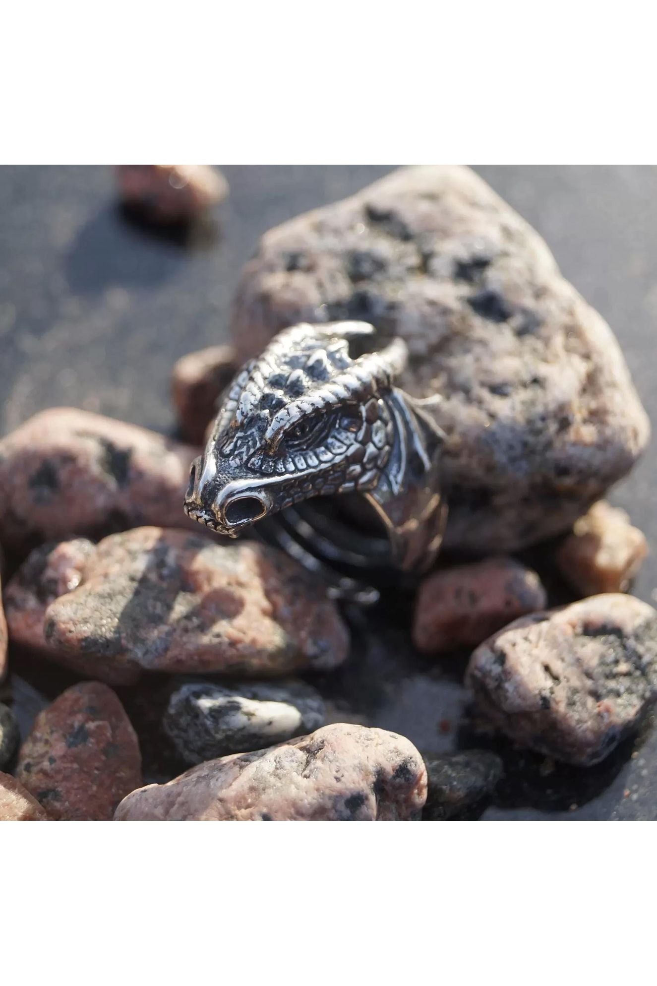 Silver Dragon Ring