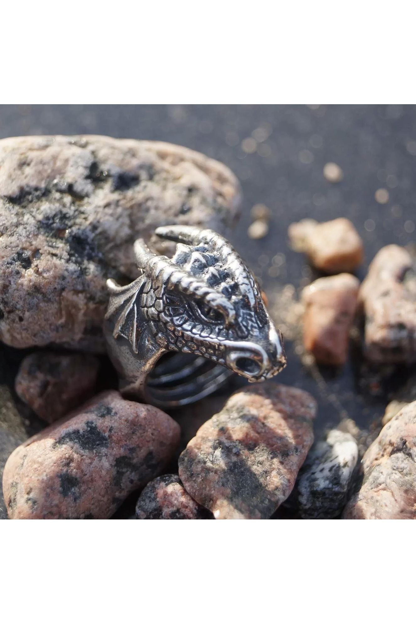 Silver Dragon Ring