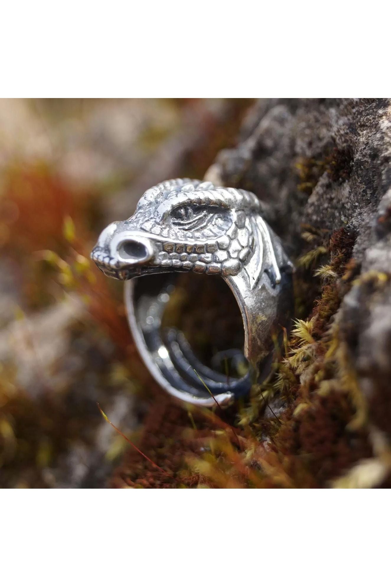 Silver Dragon Ring
