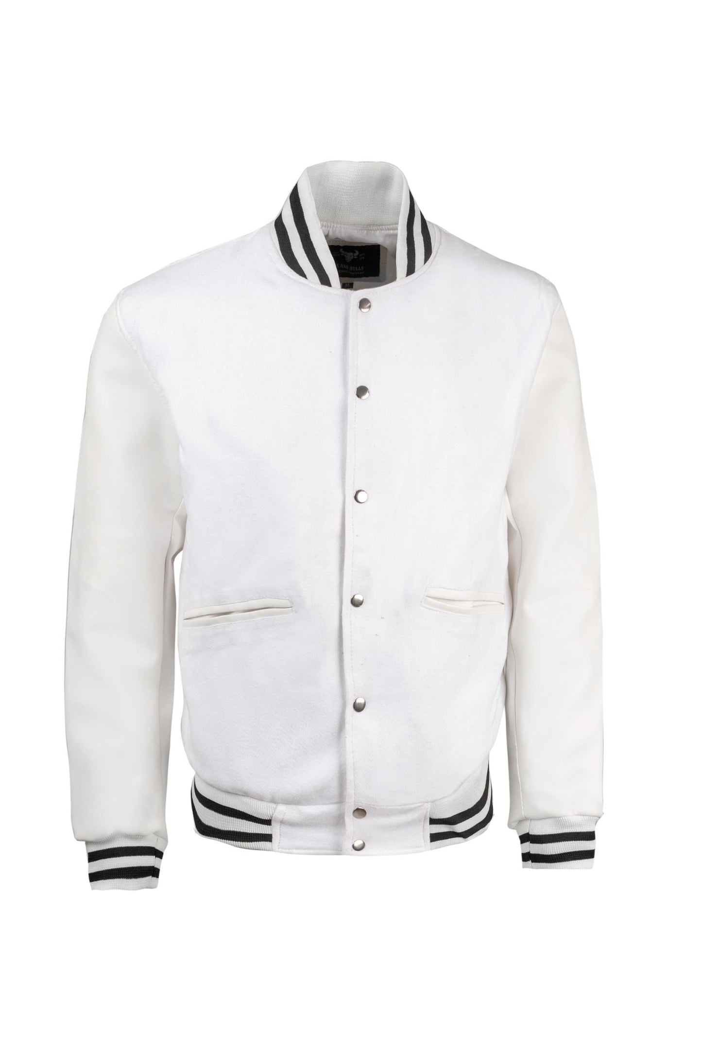 Weeknd  Varsity Jacket White and Black Varsity  Handmade Cosplay Customizable