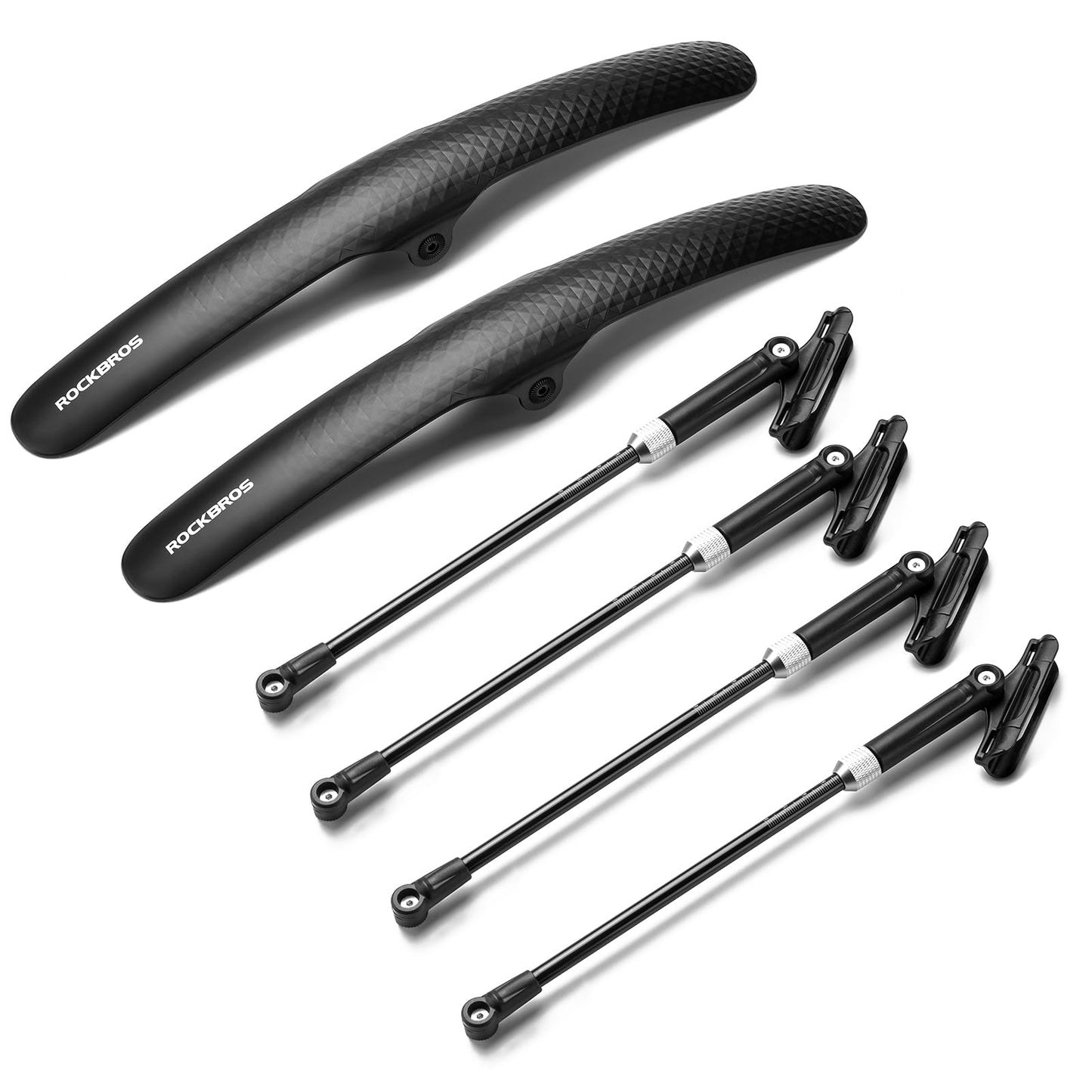 ROCKBROS Adjustable Bike Fenders Set for Road Bikes Easy Install
