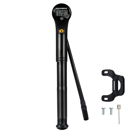 ROCKBROS Bike Tire Shock Mini Pump 320PSI High Pressure