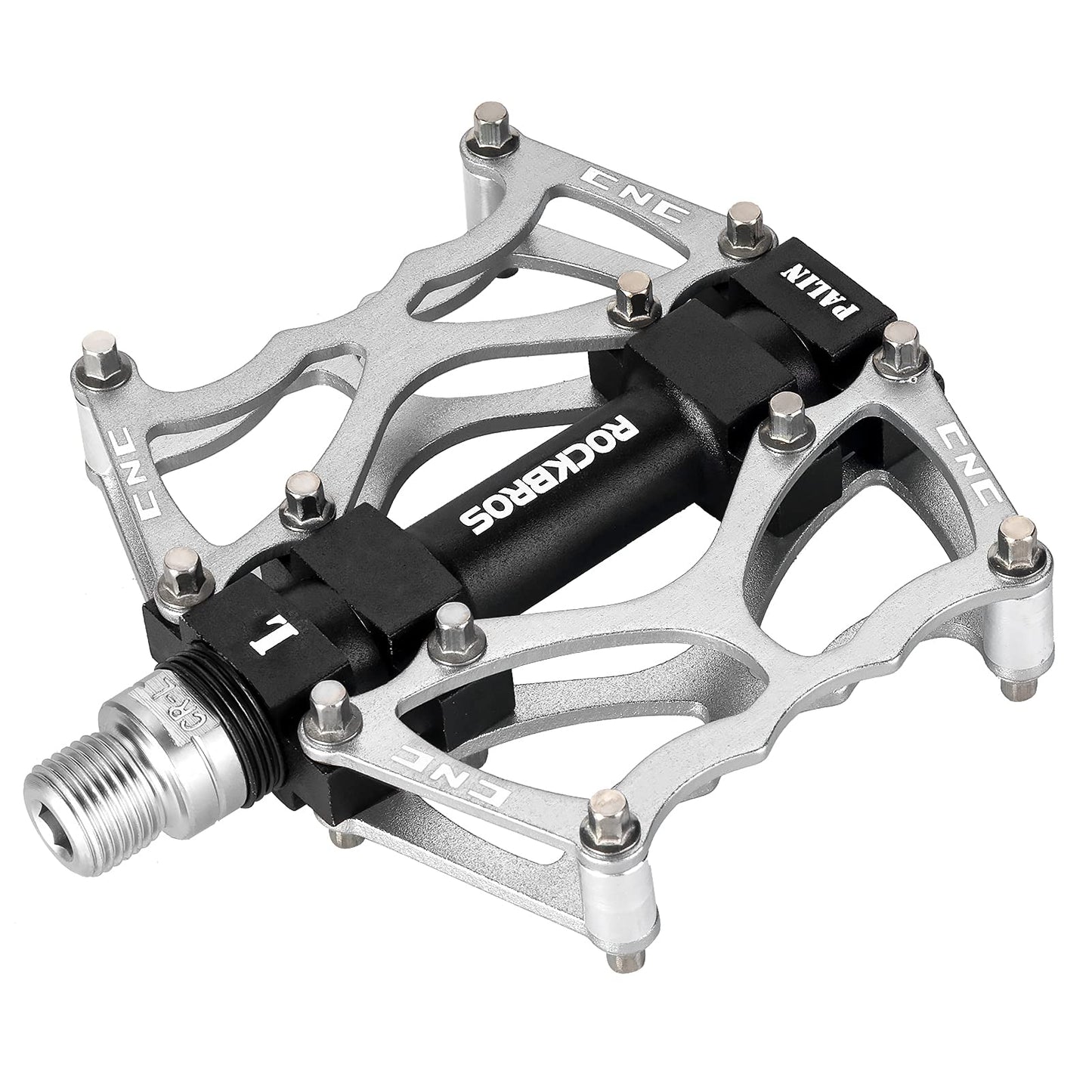 ROCKBROS Lightweight Aluminum Alloy Bike Pedals with Wide Platform Grip
