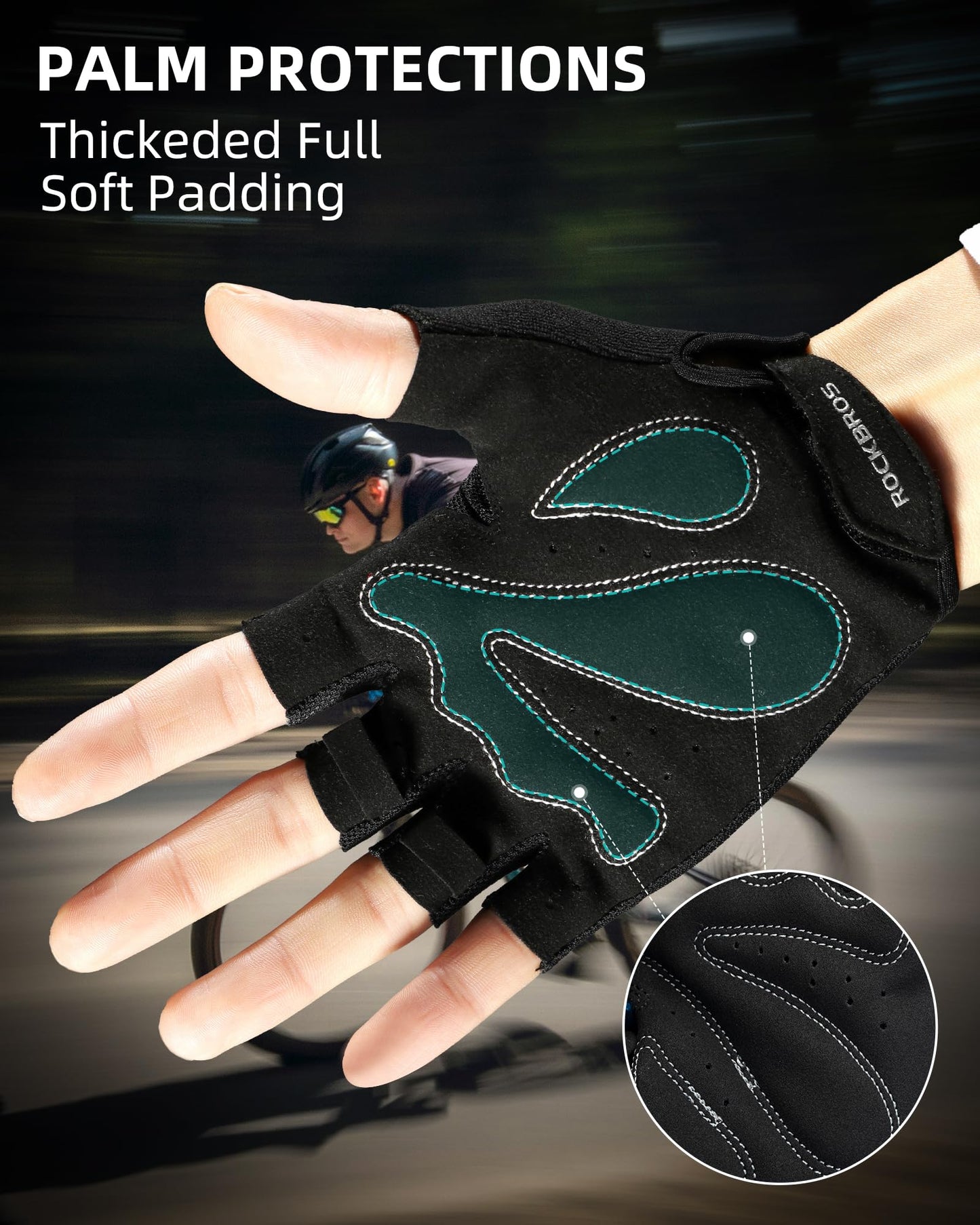 Cycling Gloves for Men Women - Breathable Bike Gloves