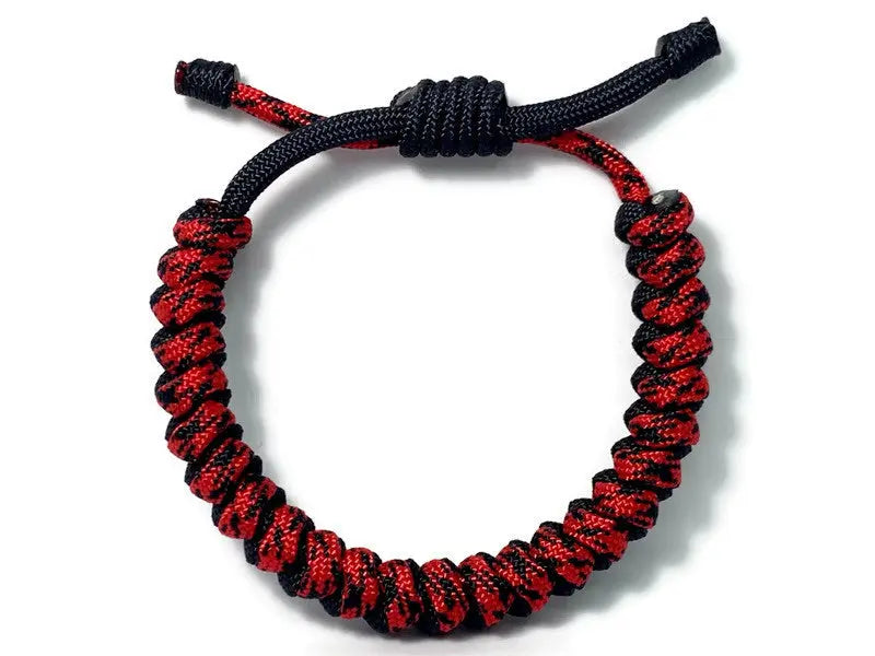 Engineered Black Widow Rope Bracelet