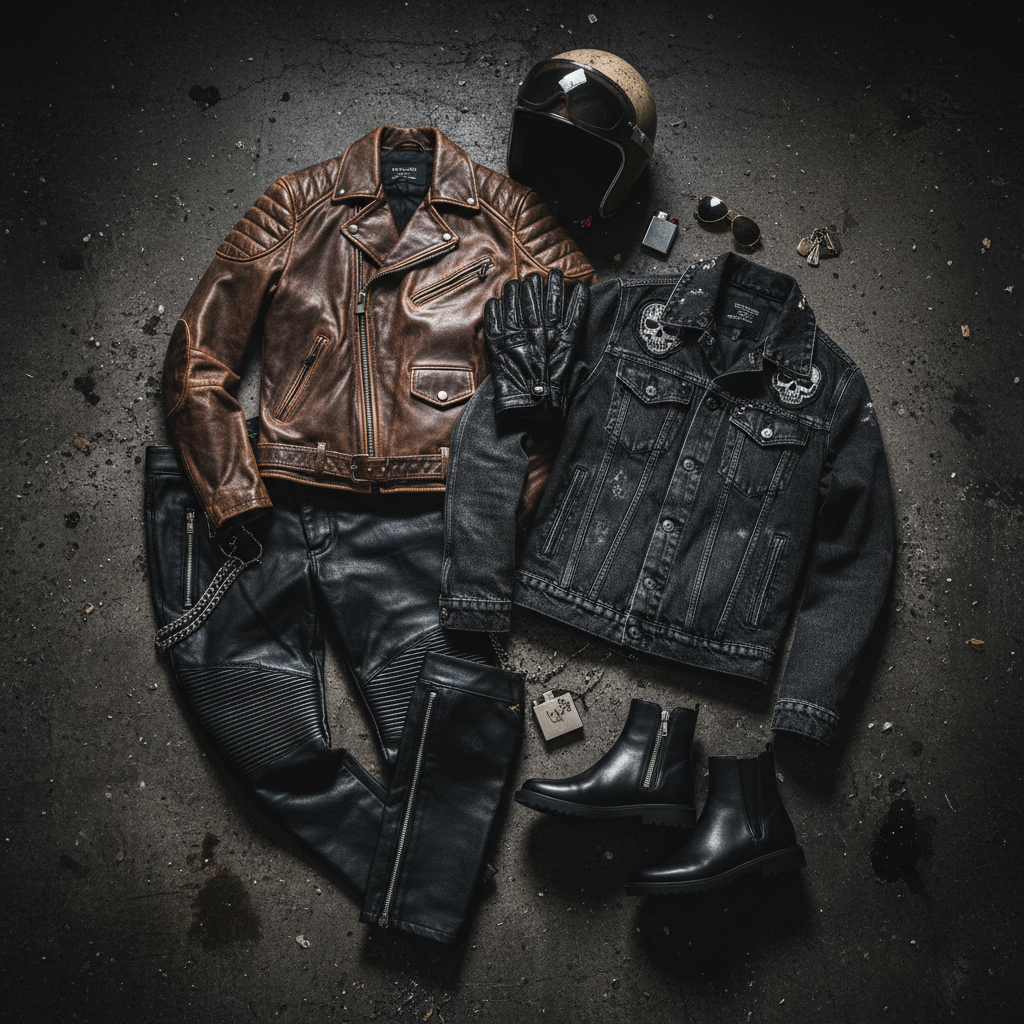 STREET LEGEND FULL KIT – Moto Rebel Loadout (2 Jackets + Moto Pants + Chelsea Boots)