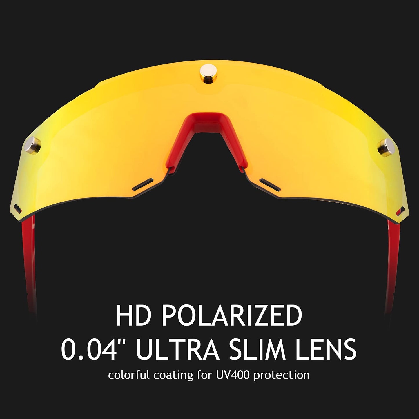 ROCKBROS Cycling Glasses for Men Women Polarized Sunglasses Two Lens for Replace