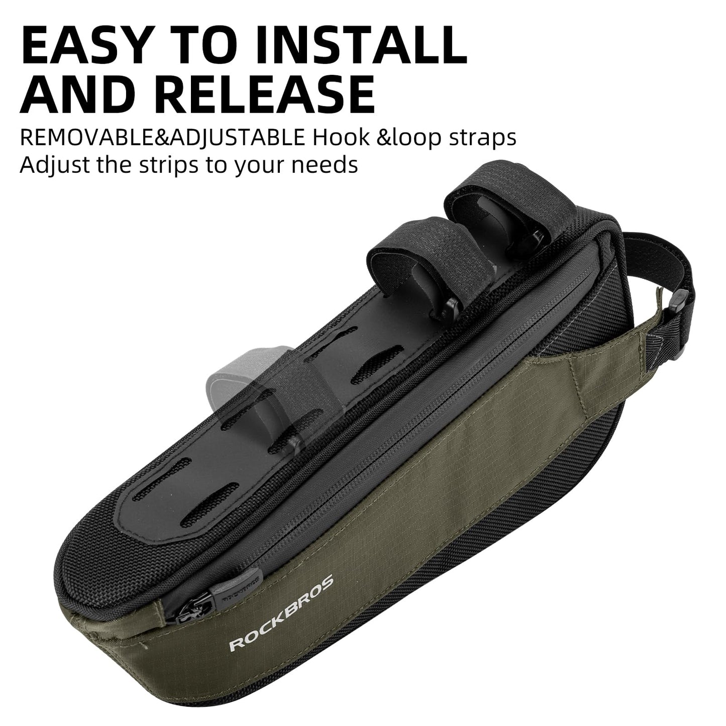 ROCKBROS Portable Bike Top Tube Bag Reflective Ultralight