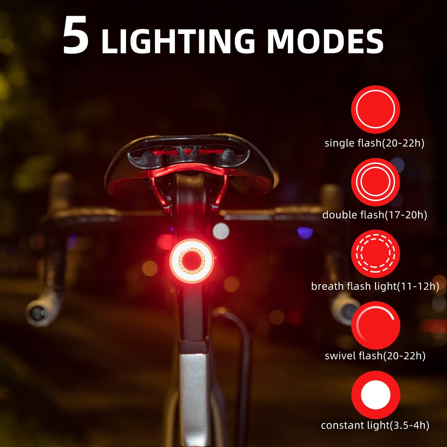 Tail Light Break Sense USB-C IPX7