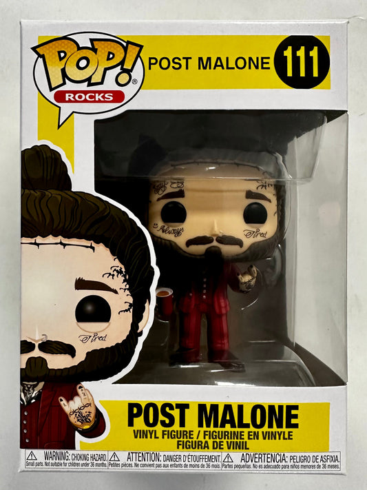 Funko Pop! Rocks Post Malone #111 Beer bongs And Bentleys Rockstar Circles Vaulted