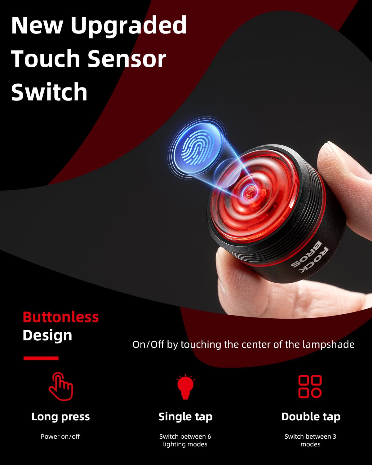 Bike Tail Light Brake Sense USB-C