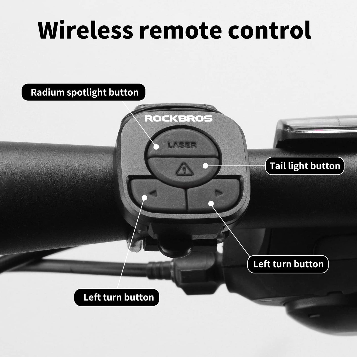 Tail Light with Turn Signals Remote Brake USB
