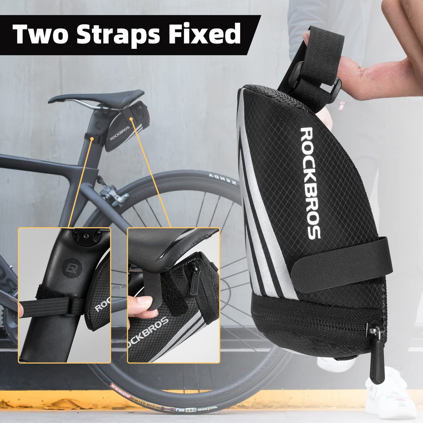 ROCKBROS Bike Saddle Seat Bag Under Seat