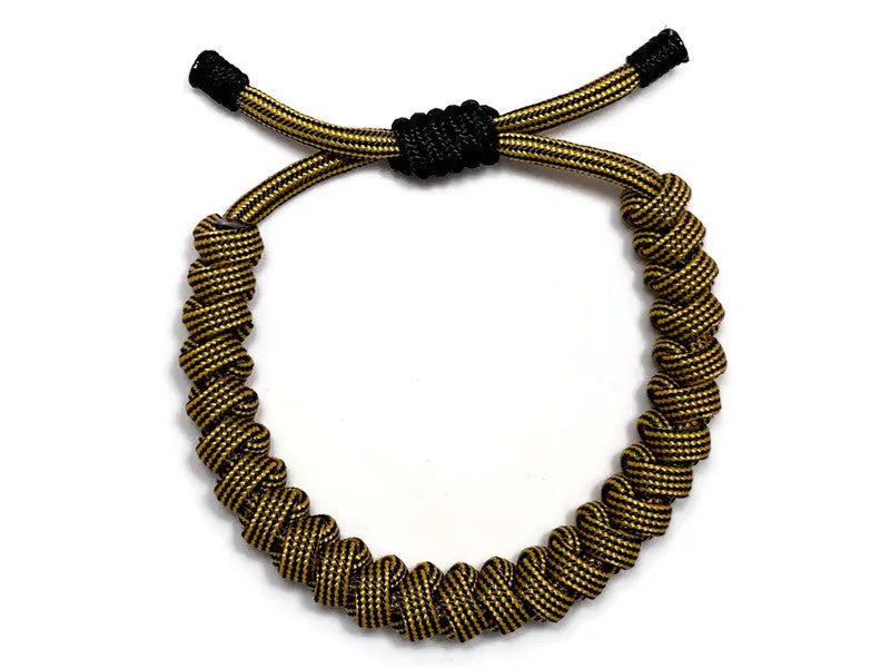 Engineered Black and Gold Rope Bracelet