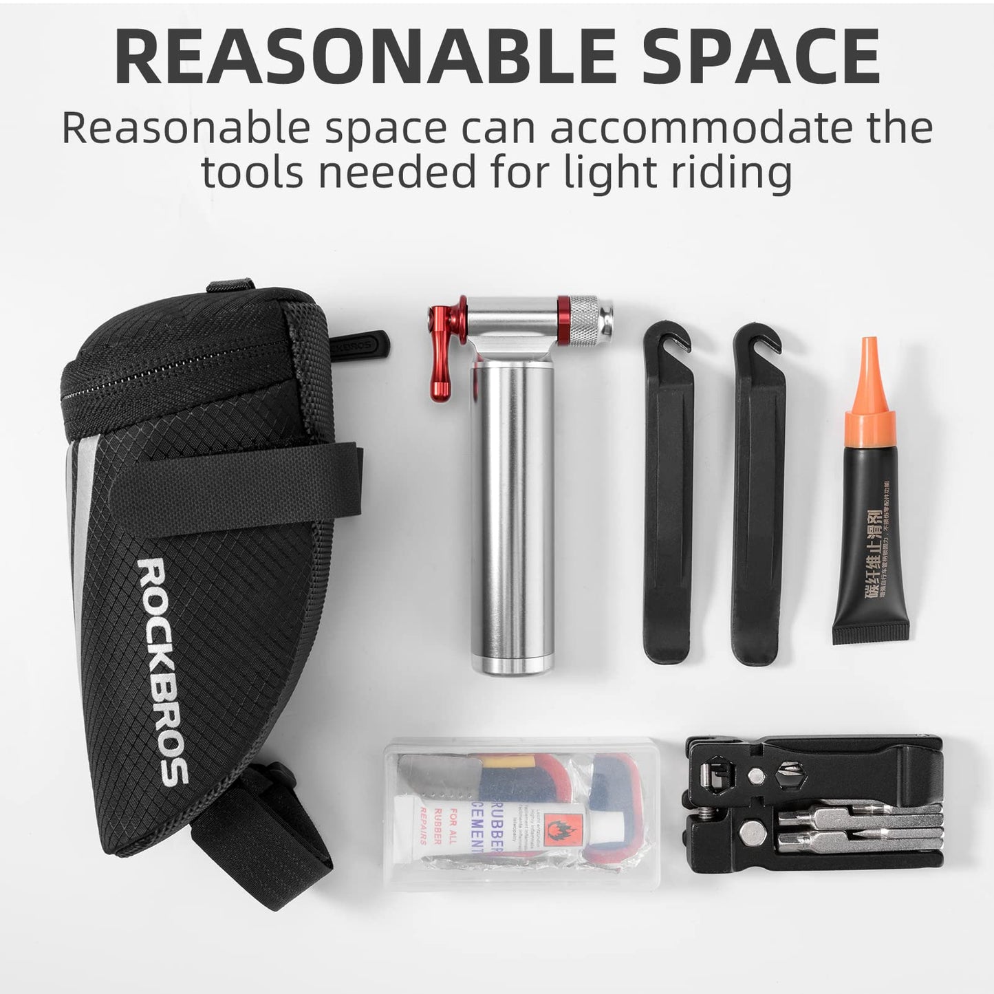 ROCKBROS Bike Saddle Seat Bag Under Seat