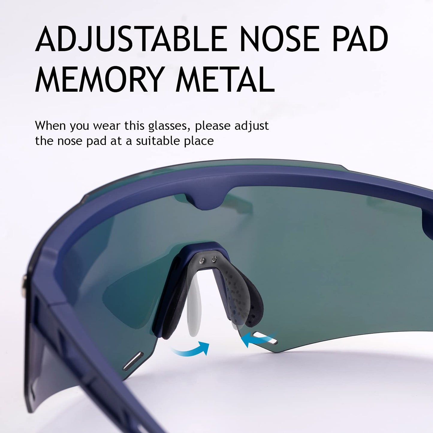 ROCKBROS Cycling Glasses for Men Women Polarized Sunglasses Two Lens for Replace