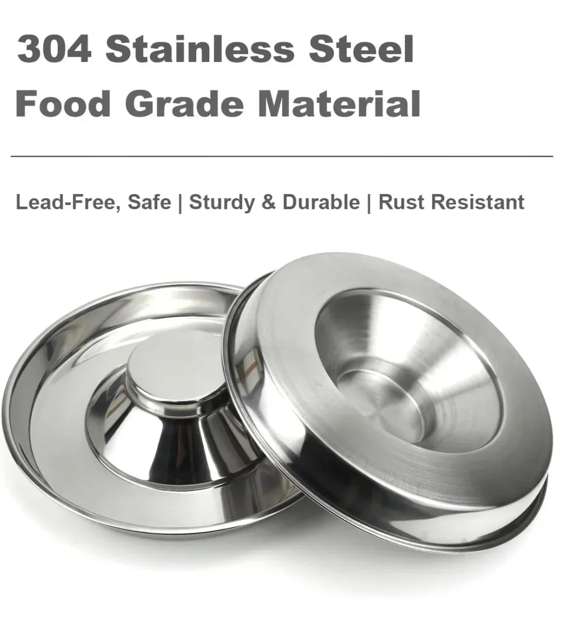 Stainless steel Weaning puppy food bowls