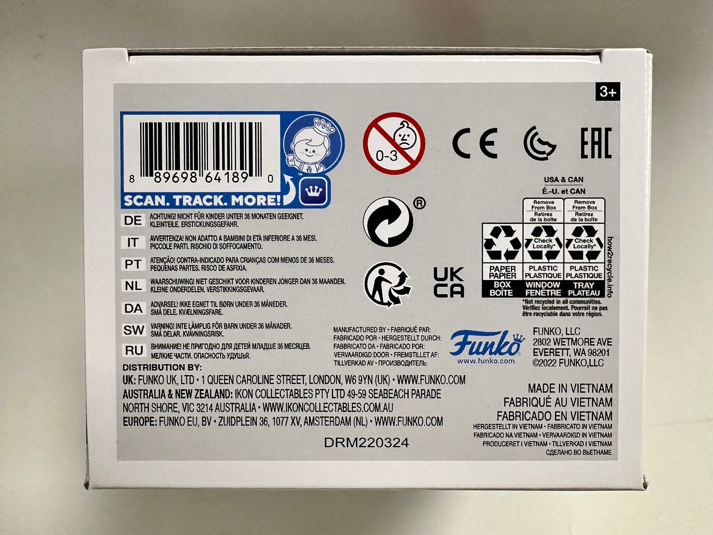 Funko Pop! DC Heroes Glow Chase Black Adam #1232 DCEU Dwayne Rock Johnson