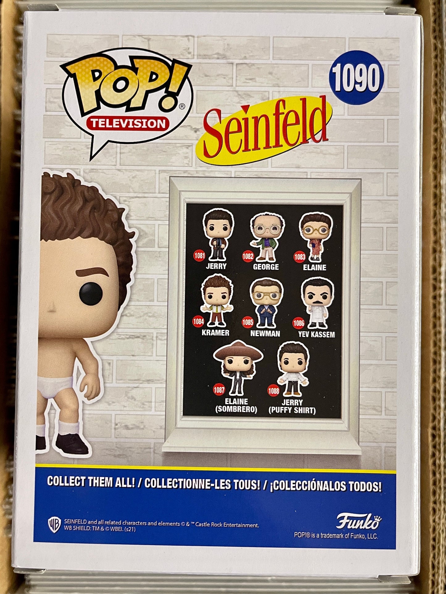 Funko Pop! Television Kramer In Underwear #1090 Amazon Exclusive Seinfeld