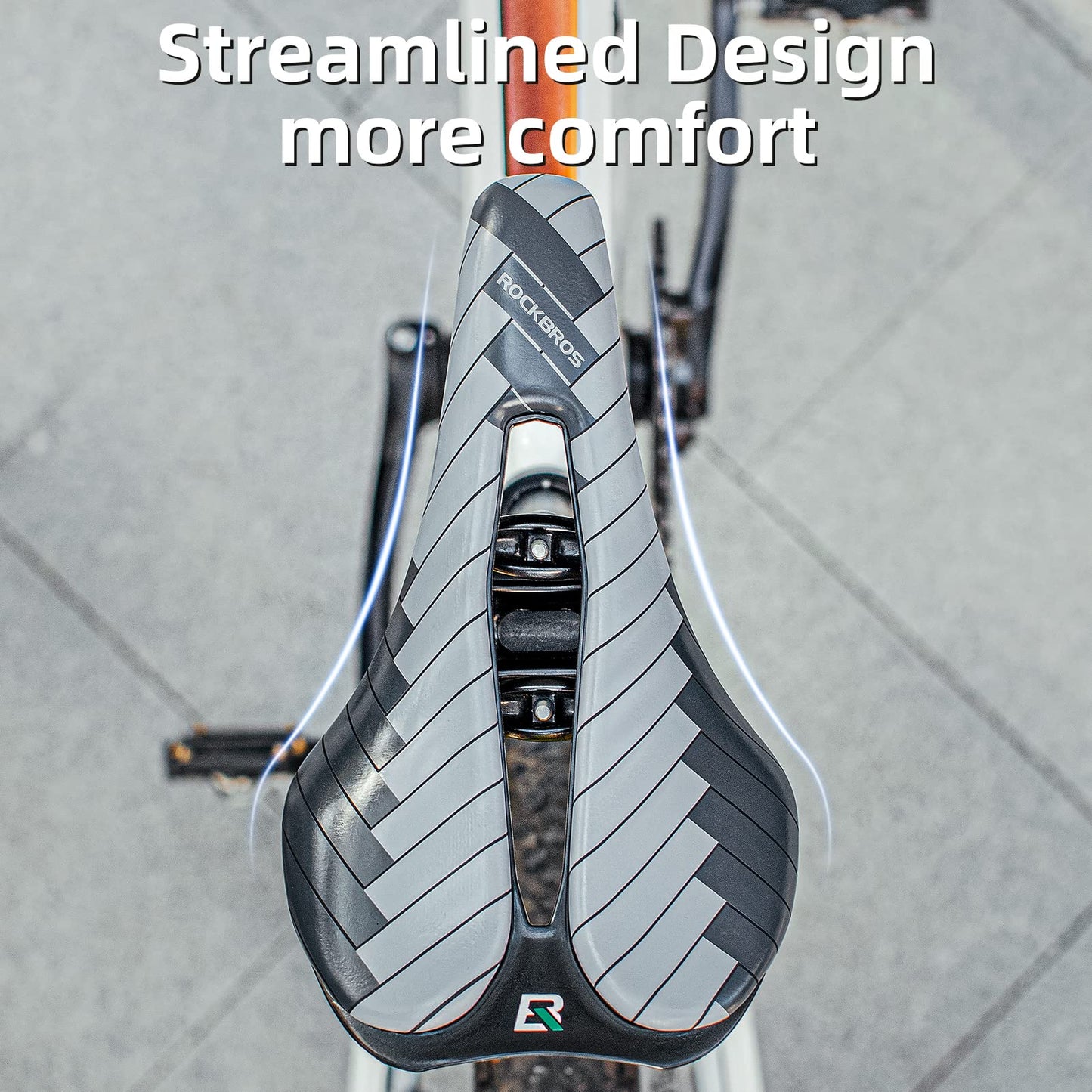 ROCKBROS Bike Seat Bicycle Saddle Comfortable Memory TPU Cushion