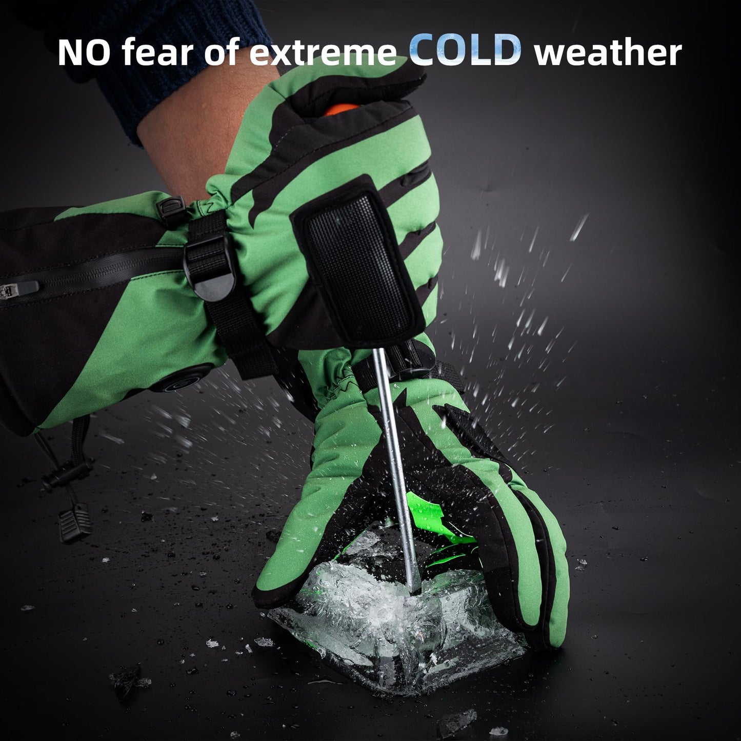 ROCKBROS Heated Gloves, Rechargeable Winter Touchscreen Hand Warmers for Men  Women