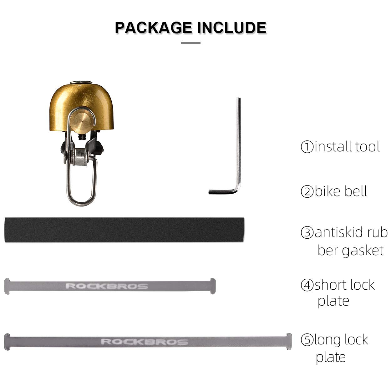 ROCKBROS Bike Classic Bicycle Bell  Loud Sound Bells