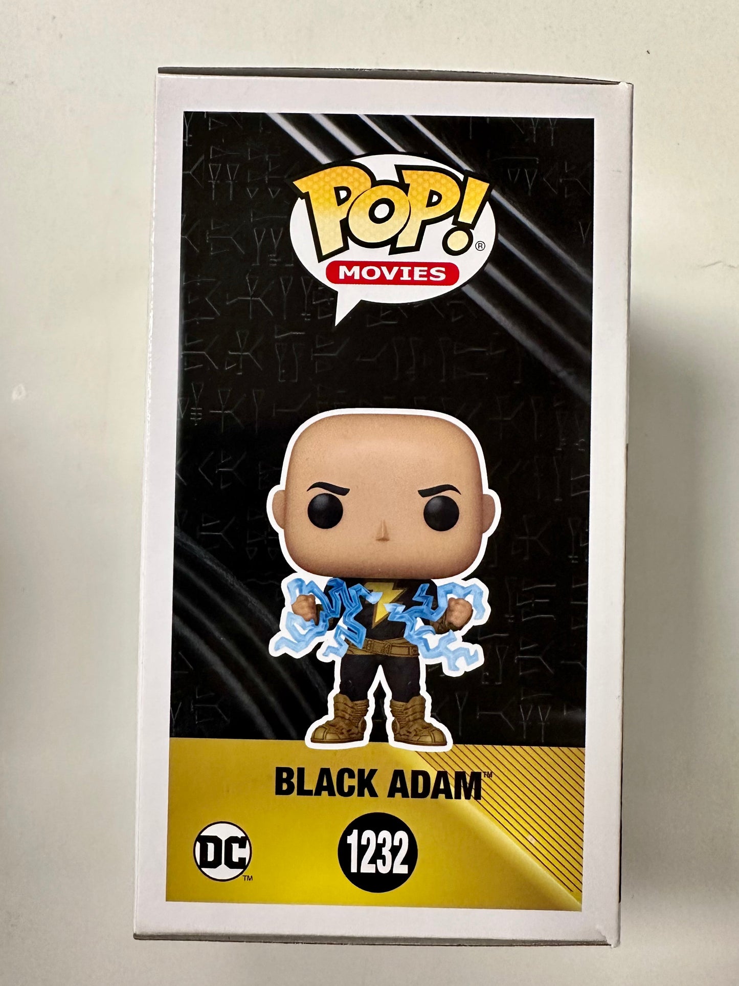 Funko Pop! DC Heroes Glow Chase Black Adam #1232 DCEU Dwayne Rock Johnson