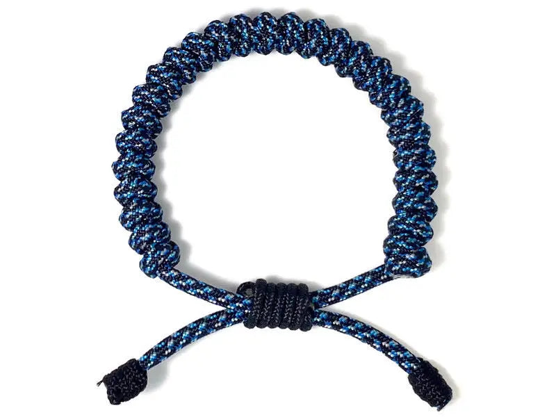 Engineered Blue Galaxy Rope Bracelet