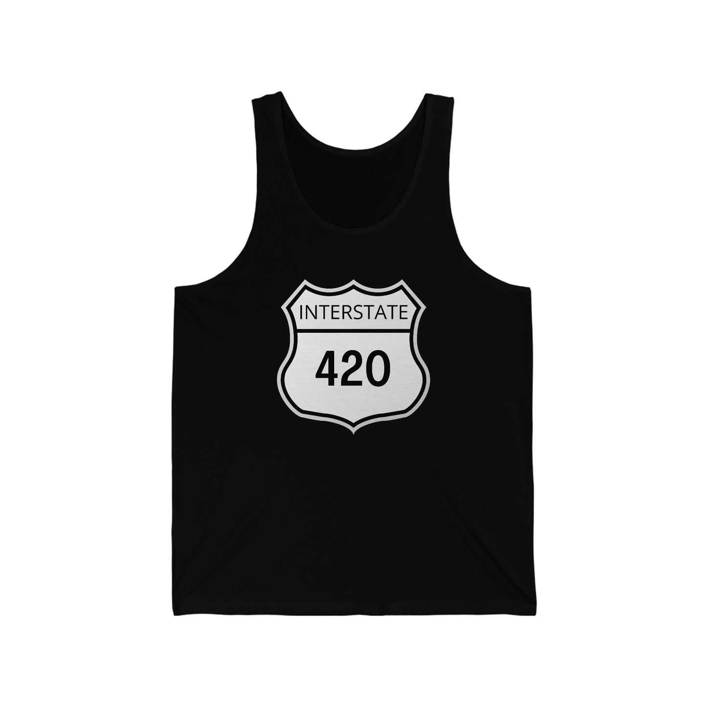 Interstate 420 Weed Jersey Tank Top