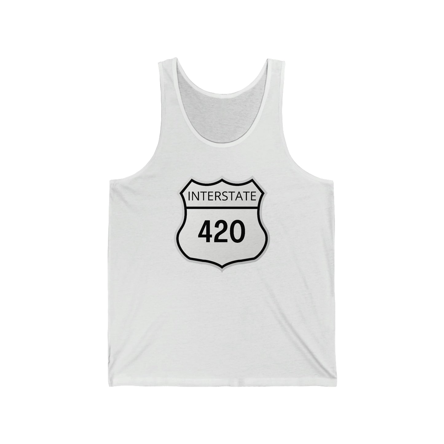 Interstate 420 Weed Jersey Tank Top