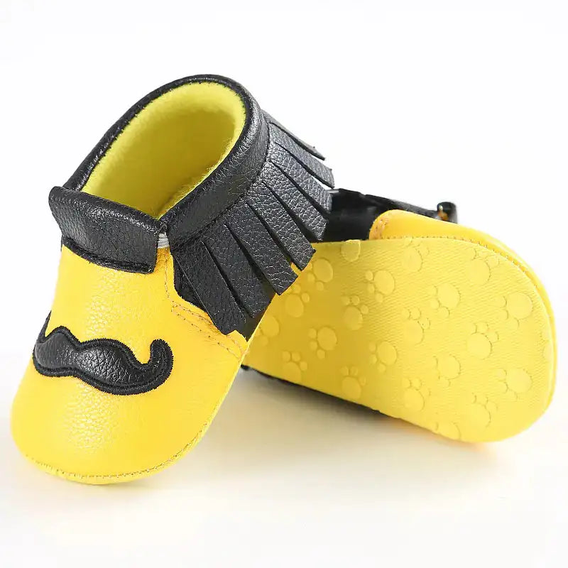 Baby Shoes, Infant Soft Sole Mustache Walker Shoes