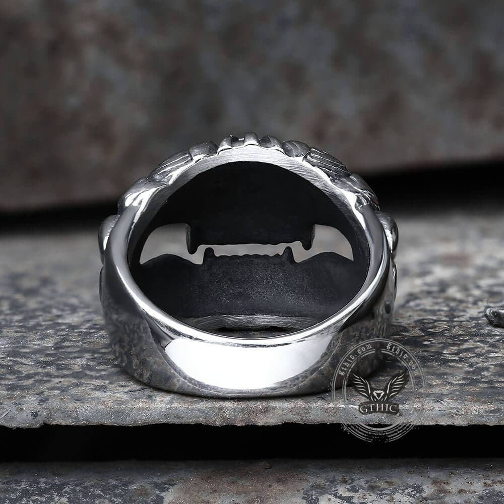 Japanese Demon Stainless Steel Beast Ring