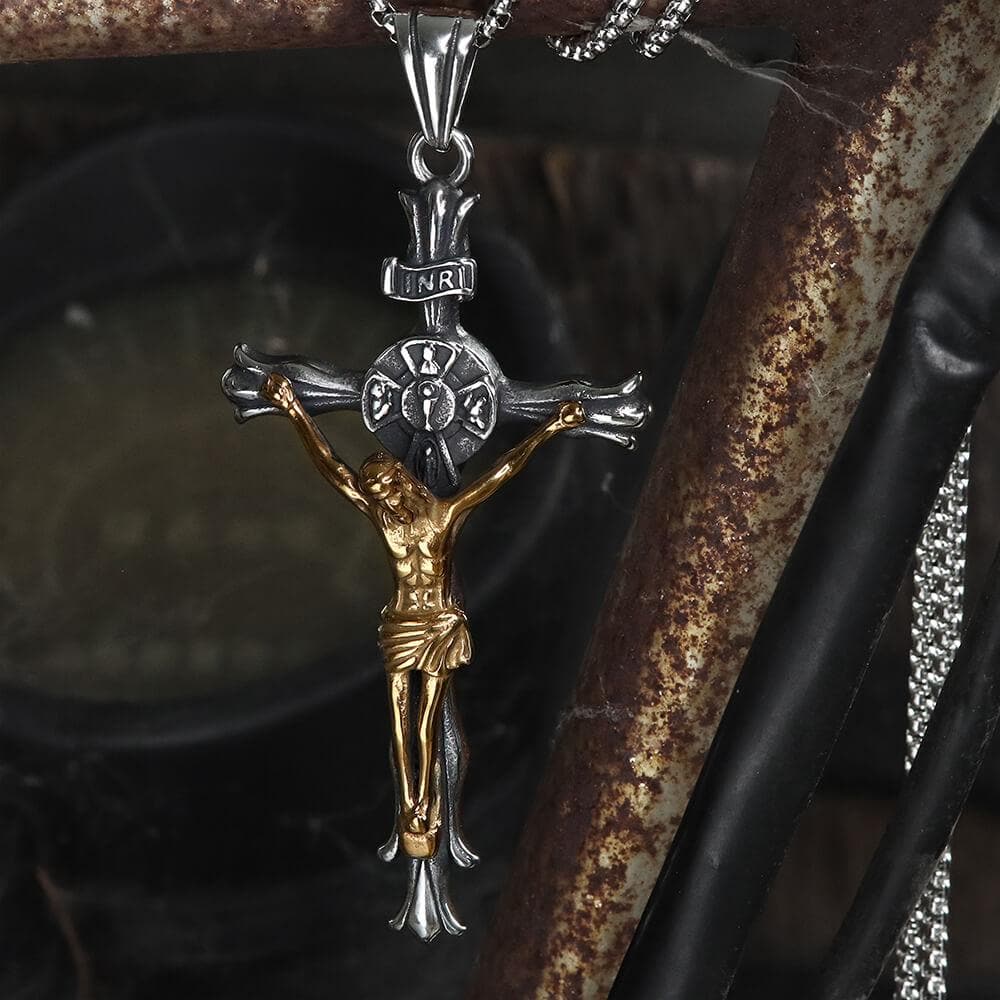 Jesus’ Suffering Stainless Steel Pendant