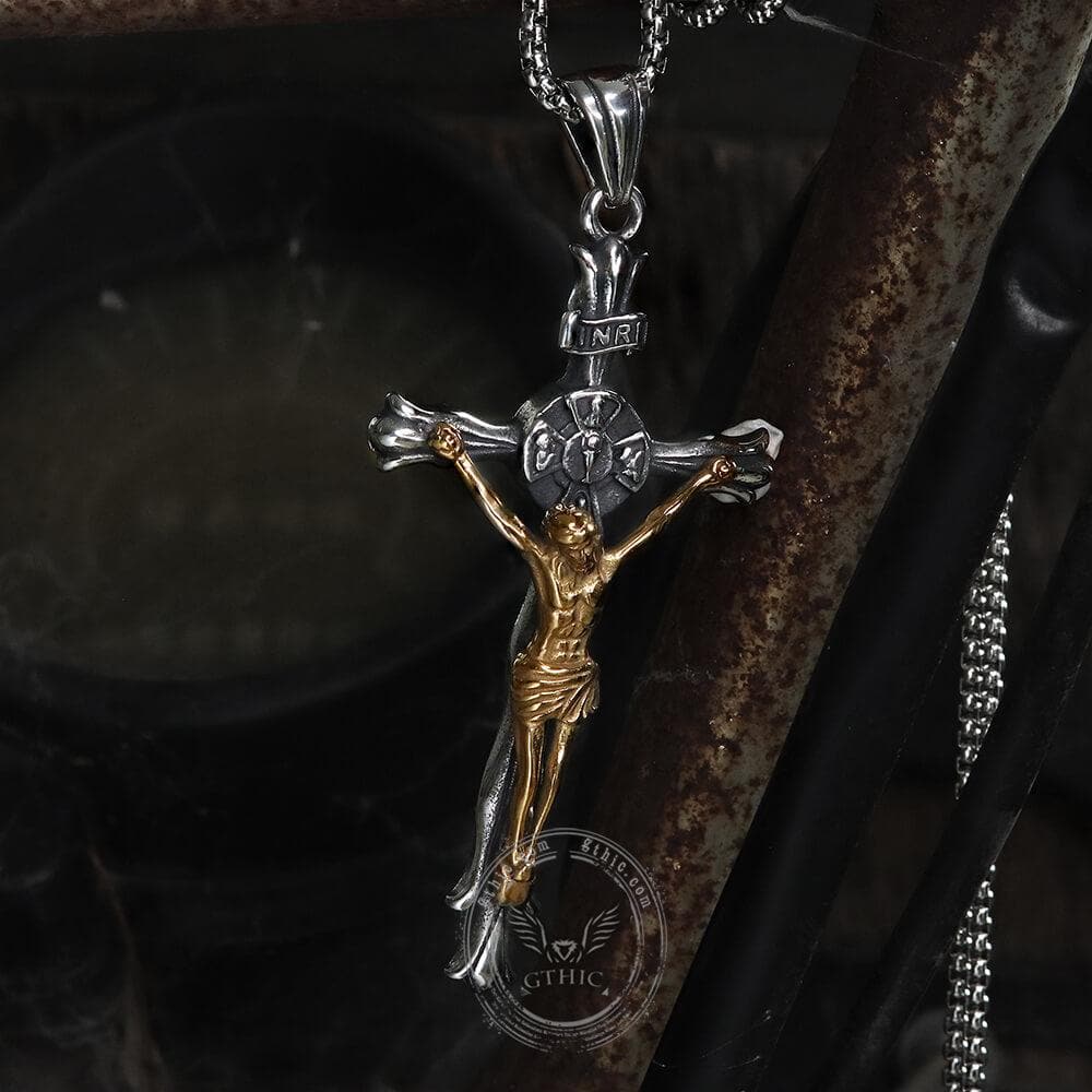 Jesus’ Suffering Stainless Steel Pendant