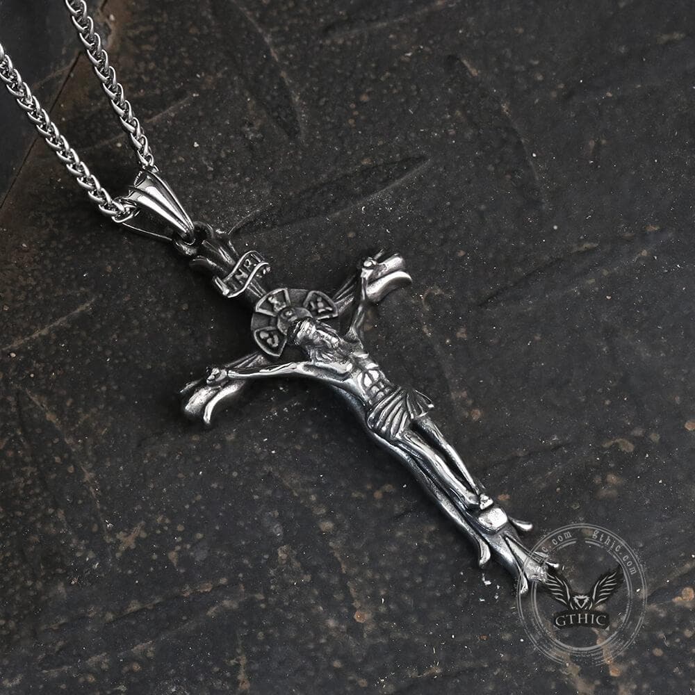 Jesus’ Suffering Stainless Steel Pendant