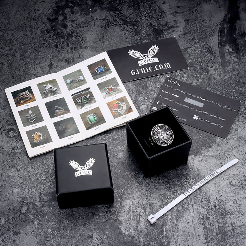 Jesus Christ Stainless Steel Cross Ring