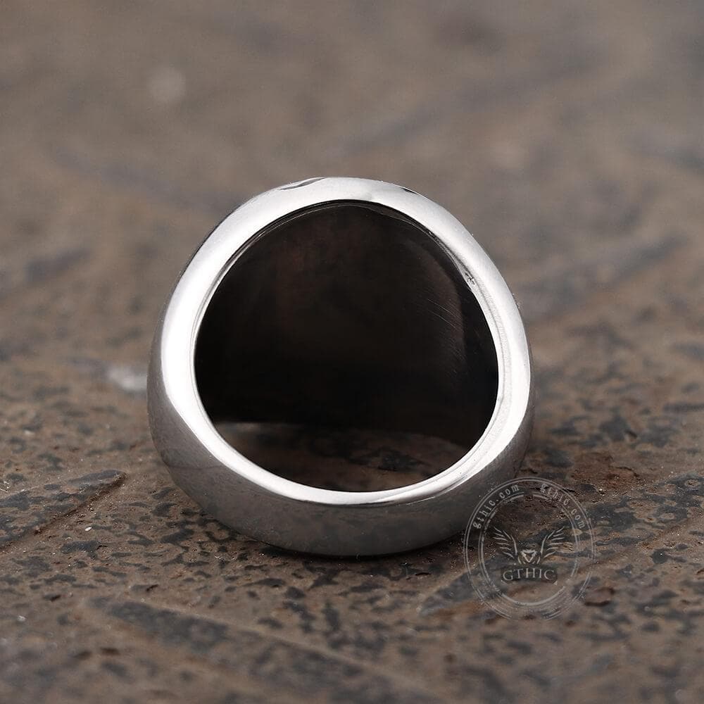 Jesus Portrait Stainless Steel Ring