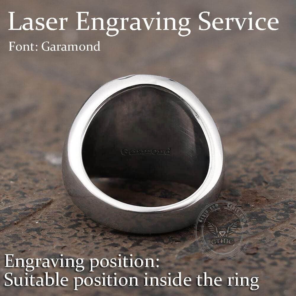 Jesus Portrait Stainless Steel Ring